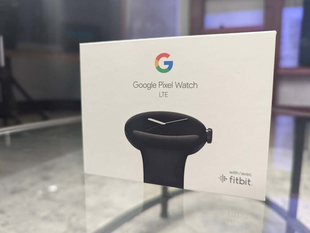 Google Pixel Watch LTE Matte Black Obsidian Active Band